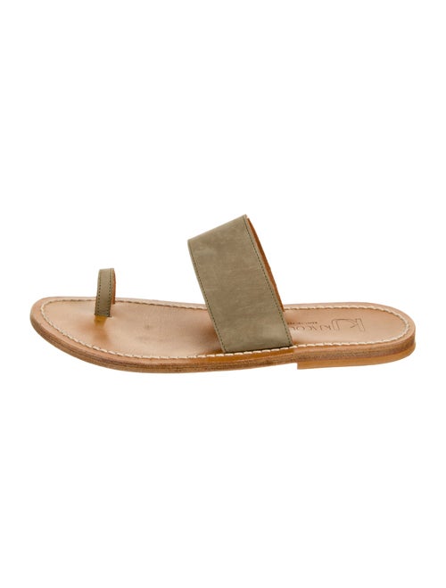 K.Jacques Leather Slides