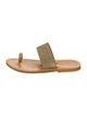 K.Jacques Leather Slides