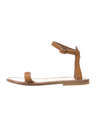 K.Jacques Leather Gladiator Sandals