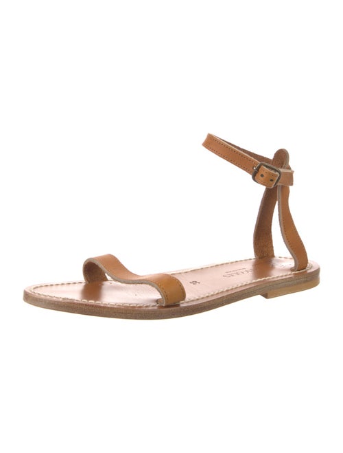 K.Jacques Leather Gladiator Sandals