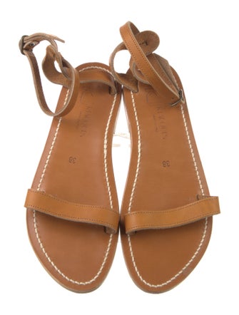 K.Jacques Leather Gladiator Sandals