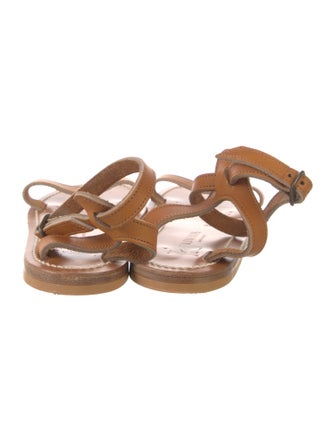K.Jacques Leather Gladiator Sandals