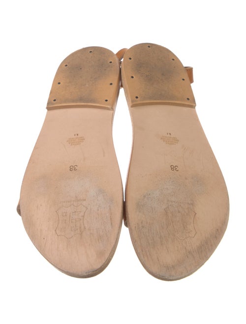 K.Jacques Leather Gladiator Sandals