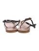 K.Jacques Patent Leather T-Strap Sandals