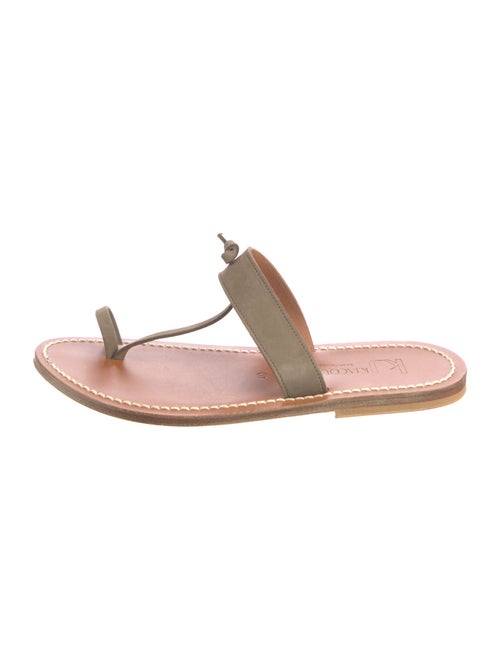K.Jacques Suede Slides
