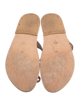 K.Jacques Suede Slides