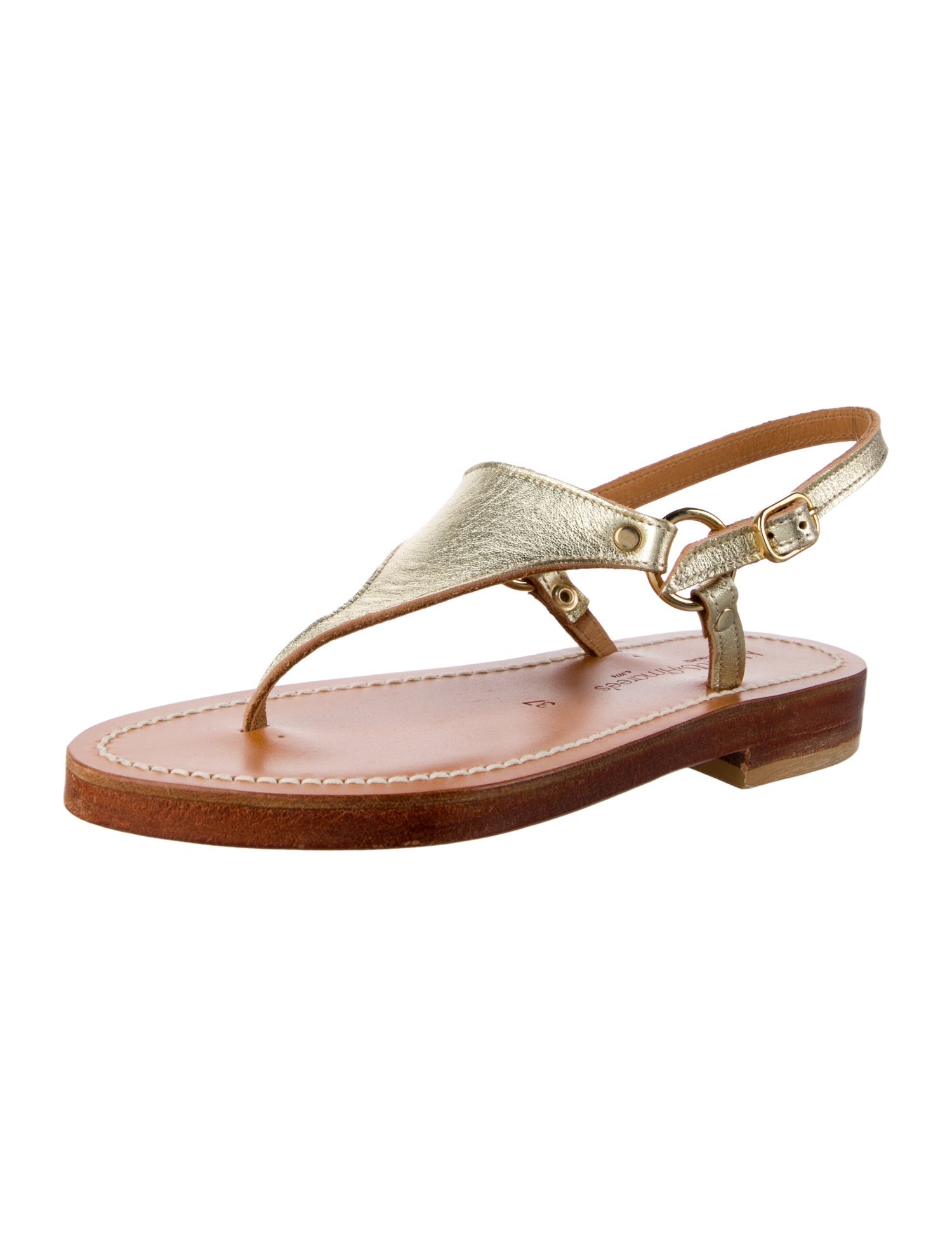K.Jacques Leather Sandals