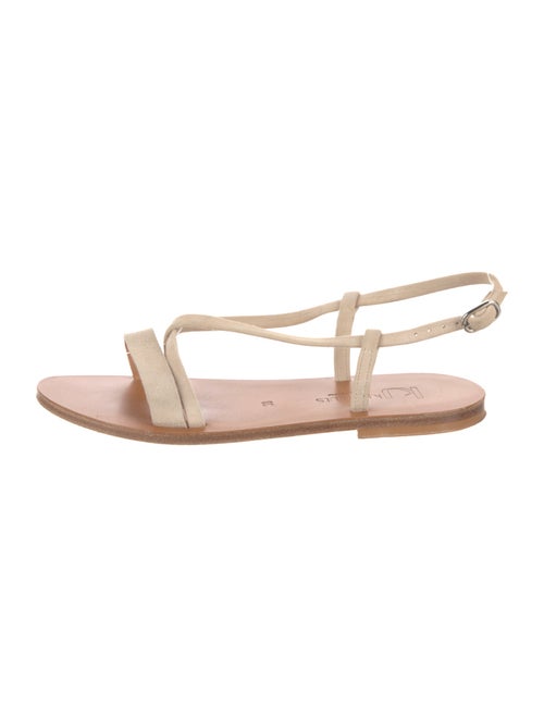 K.Jacques Suede T-Strap Sandals