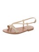 K.Jacques Suede T-Strap Sandals