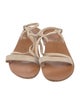 K.Jacques Suede T-Strap Sandals
