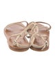 K.Jacques Suede T-Strap Sandals