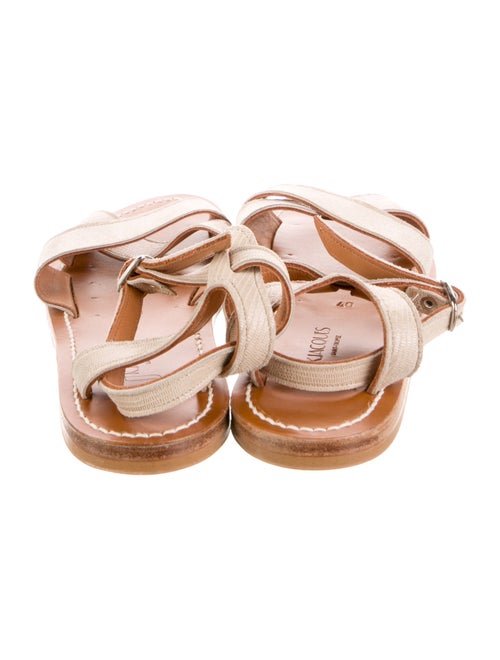 K.Jacques Leather Gladiator Sandals