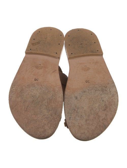 K.Jacques Leather Slides