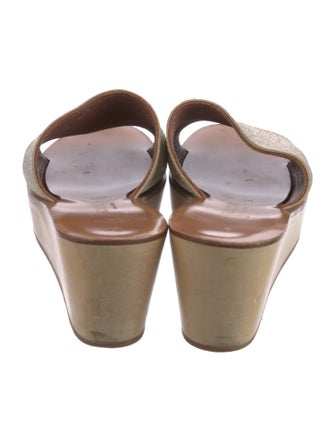 K.Jacques Leather Slides