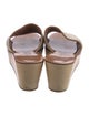 K.Jacques Leather Slides