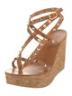 K.Jacques Leather Studded Accents Sandals