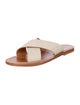 K.Jacques Leather Slides