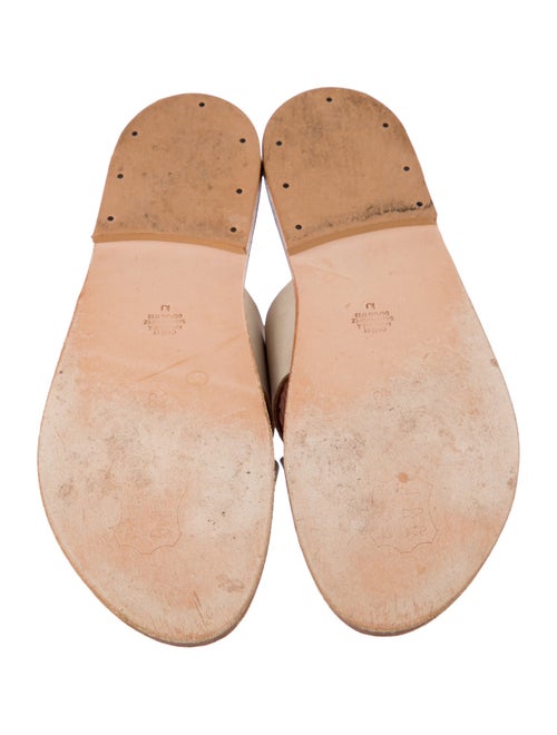 K.Jacques Leather Slides