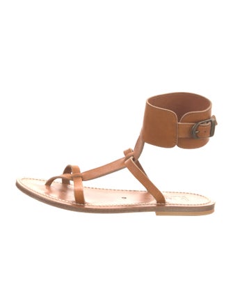 K.Jacques Leather Gladiator Sandals