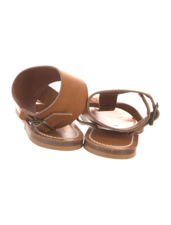 K.Jacques Leather Gladiator Sandals