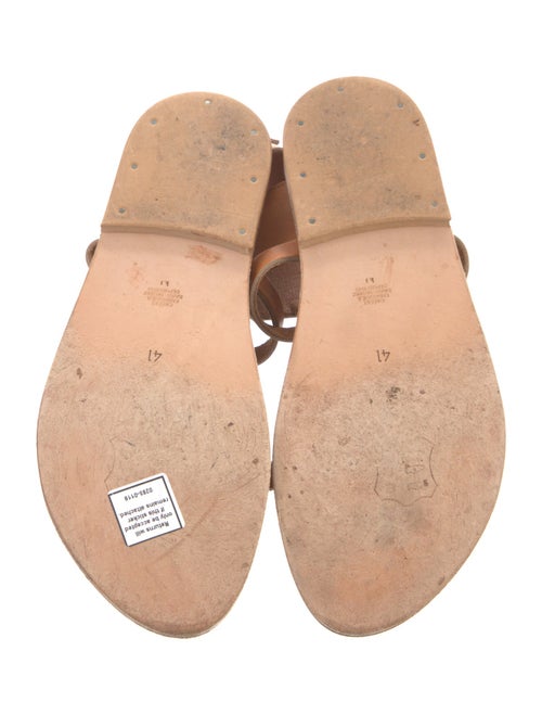 K.Jacques Leather Gladiator Sandals