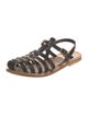 K.Jacques Leather Gladiator Sandals