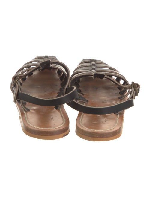 K.Jacques Leather Gladiator Sandals
