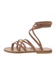 K.Jacques Leather Gladiator Sandals
