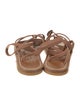 K.Jacques Leather Gladiator Sandals