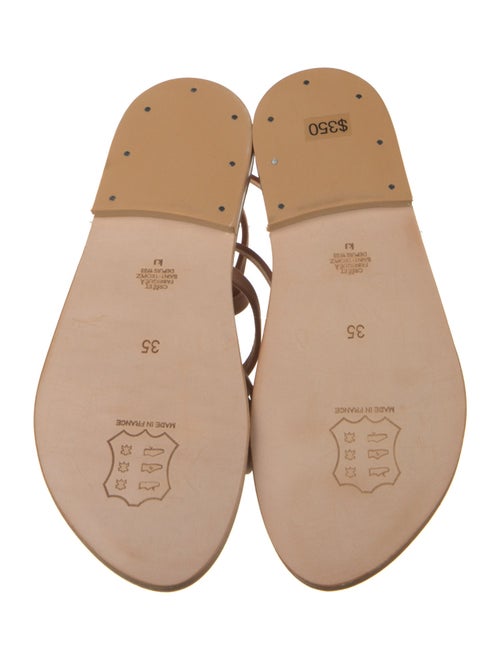 K.Jacques Leather Gladiator Sandals