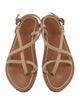 K.Jacques Leather Slingback Sandals