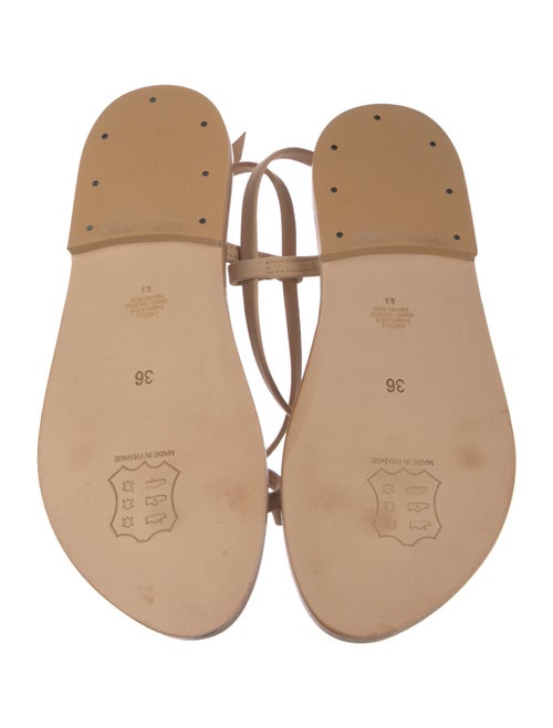 K.Jacques Leather Slingback Sandals
