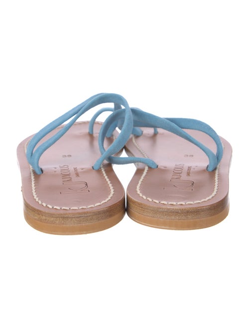 K.Jacques Suede Slides