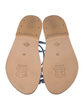 K.Jacques Suede Slides