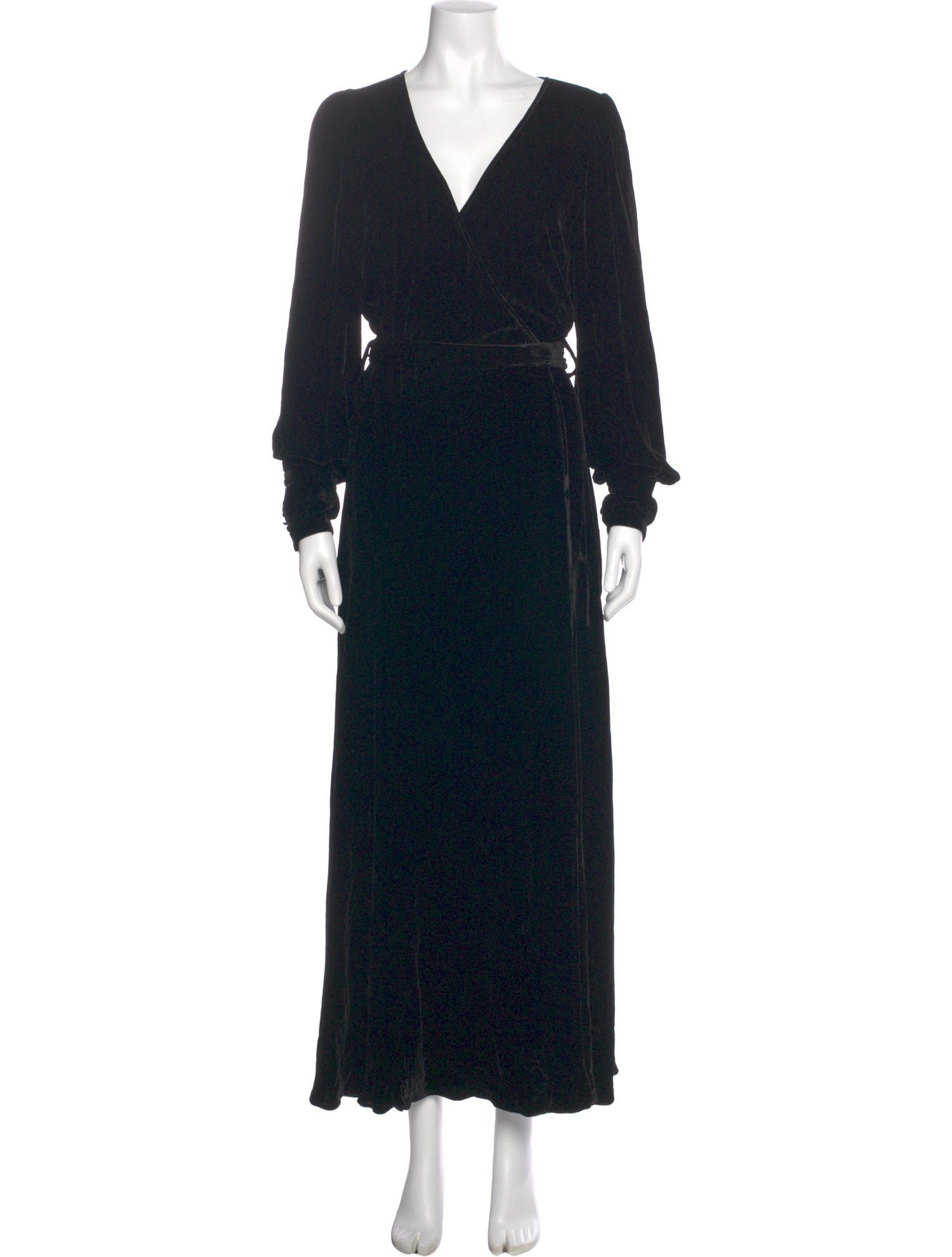 K.Jacques V-Neck Long Dress