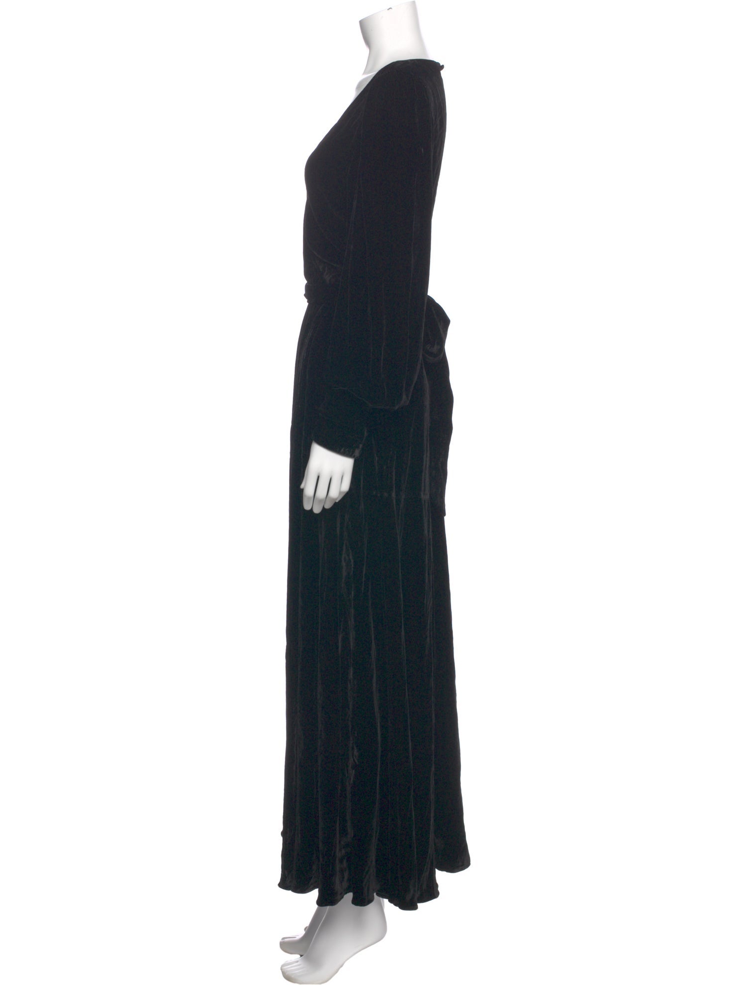 K.Jacques V-Neck Long Dress
