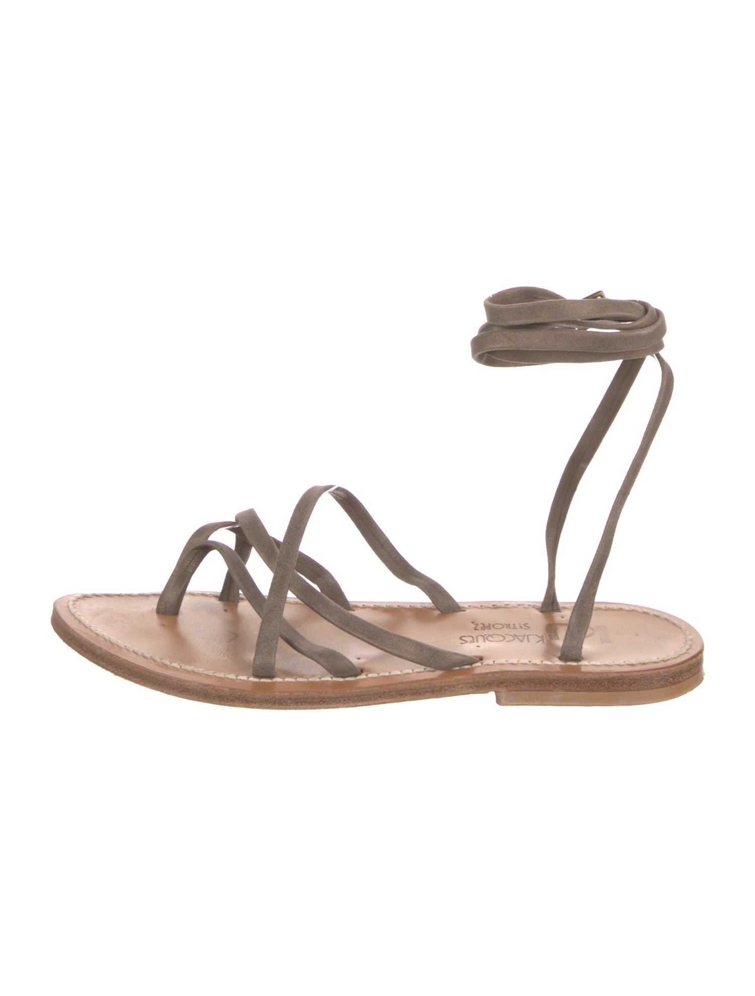 K.Jacques Suede Gladiator Sandals