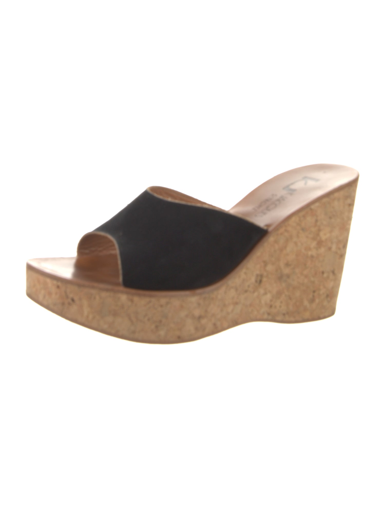 K.Jacques Suede Slides