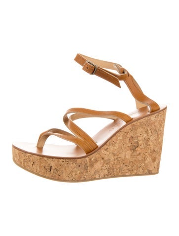 Pre-owned Kjacques Leather Sandals In Brown