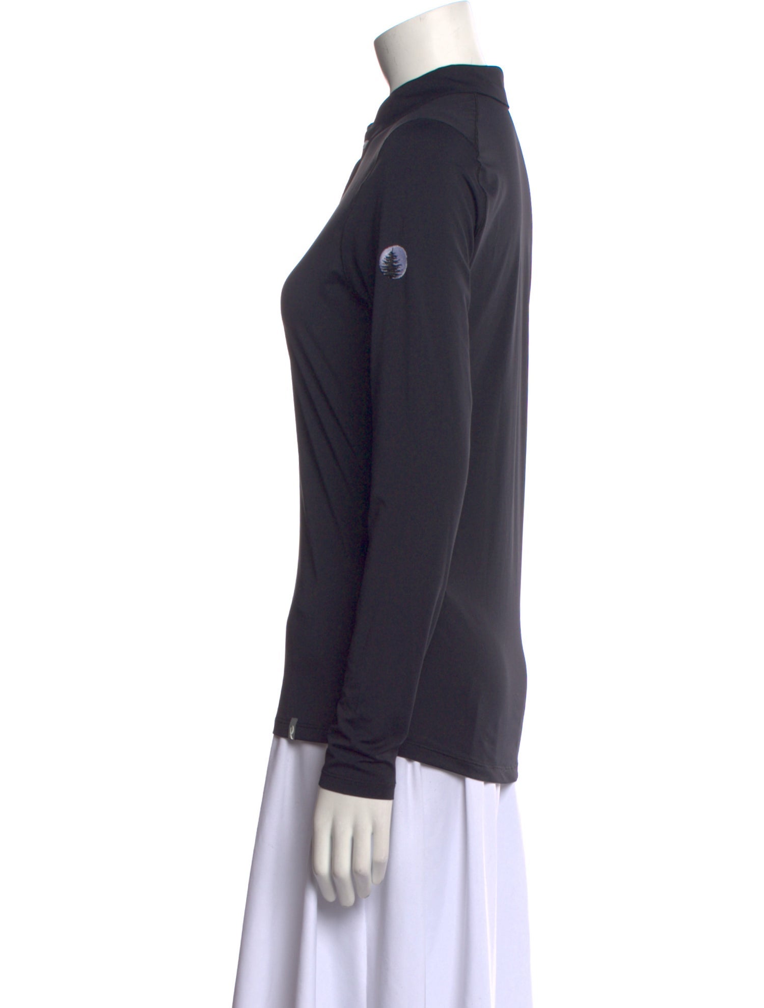 Kjus Mock Neck Long Sleeve Polo