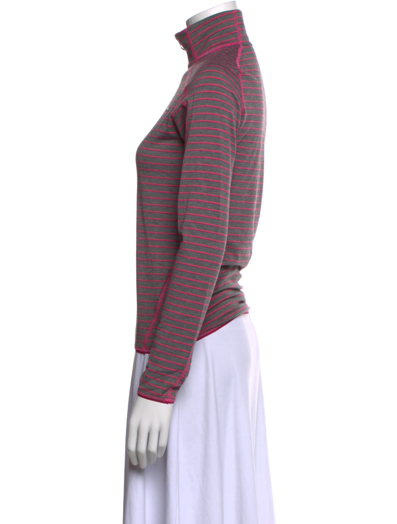 Kjus Striped Turtleneck Top