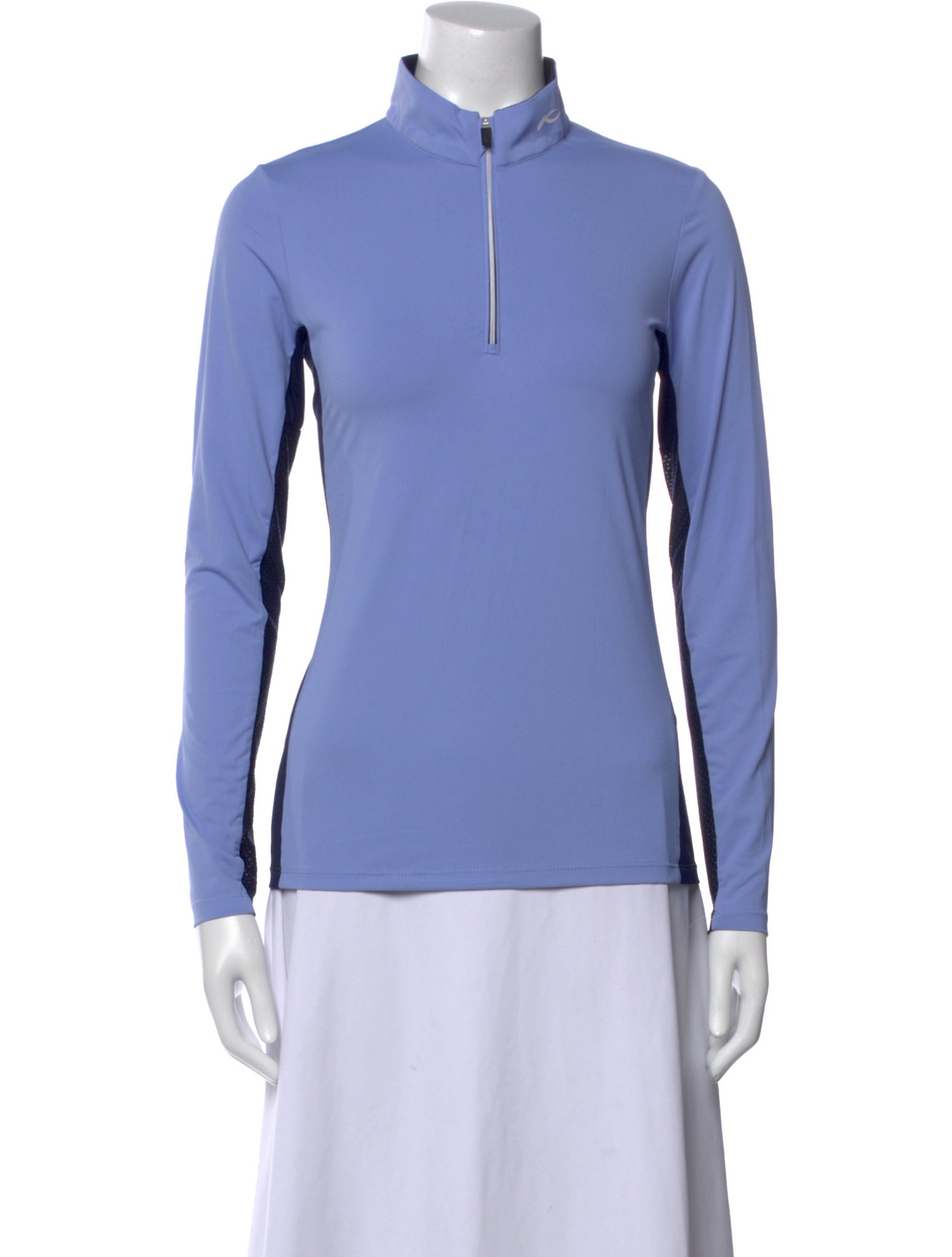 Kjus Mock Neck Long Sleeve Polo