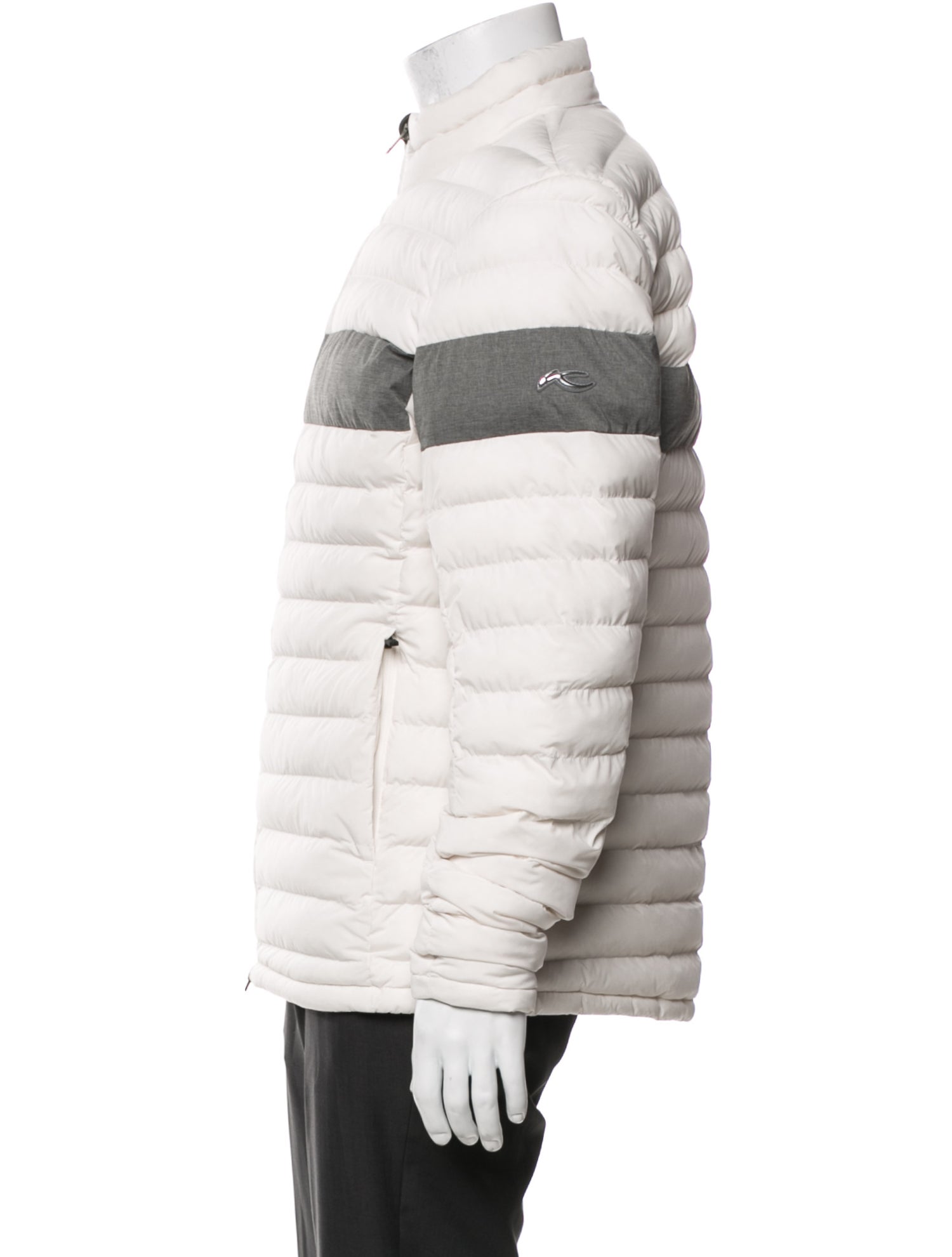 Kjus Colorblock Pattern Puffer Coat