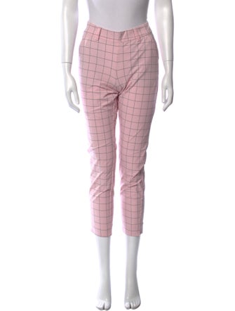 Kjus Plaid Print Skinny Leg Pants