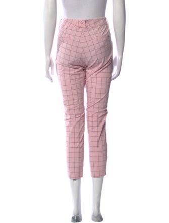 Kjus Plaid Print Skinny Leg Pants