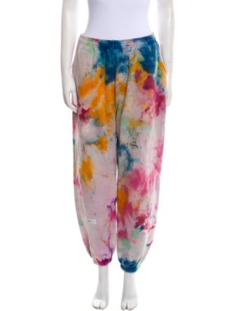 KKCo Tie-Dye Print Skinny Leg Pants