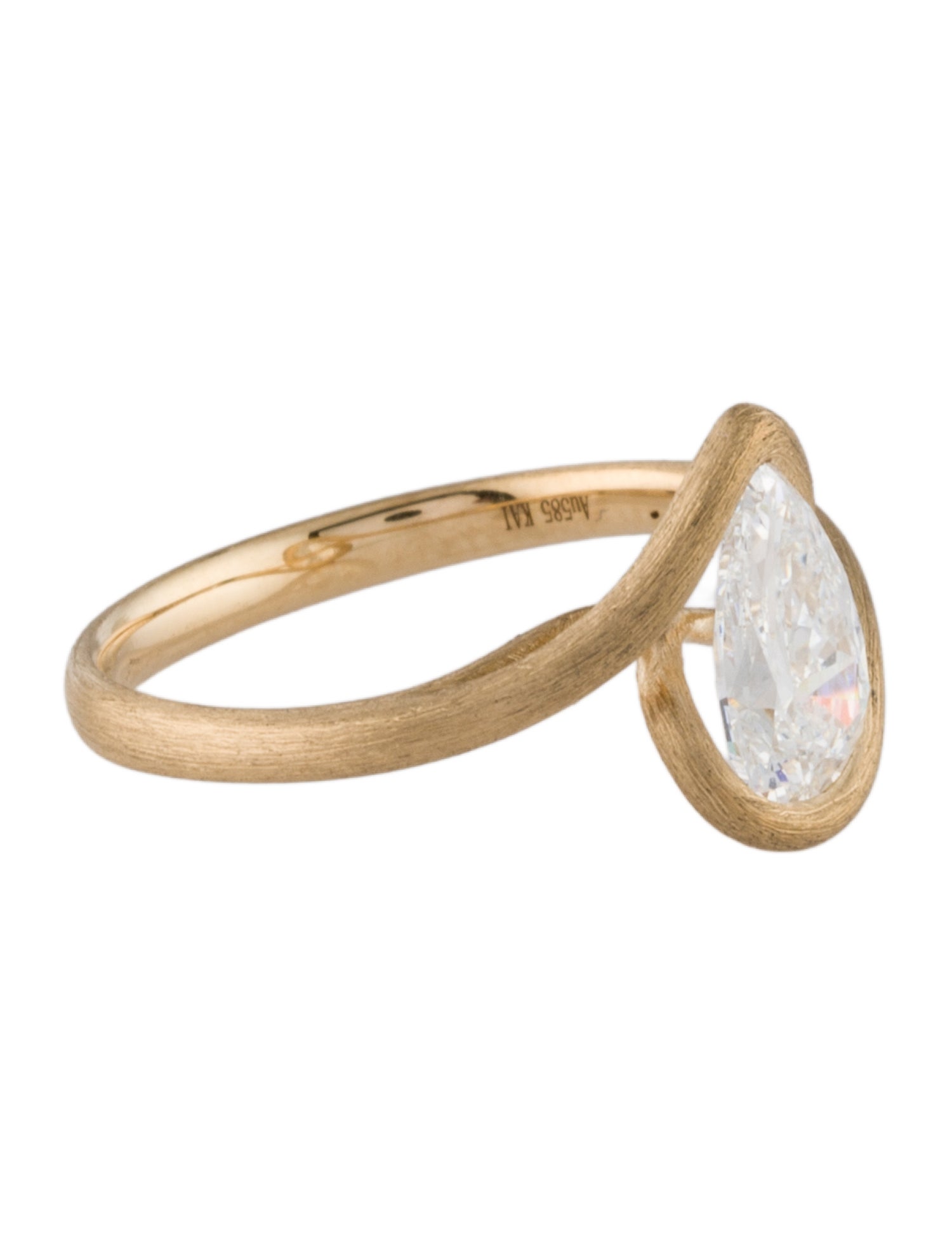 Kai Fine Jewelry 14K 1.02ct Lab-Grown Eternal Wave Ring