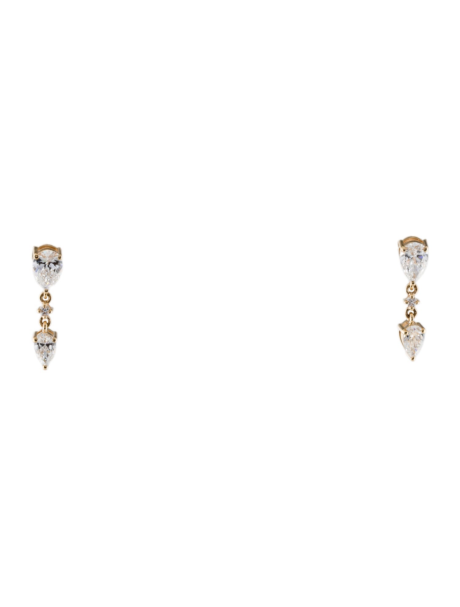 Kai Fine Jewelry 14K 1.10ctw Lab-Grown Diamond Drop Earrings