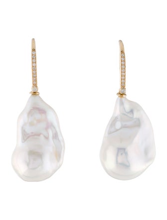 Kai Fine Jewelry 14K Pearl & Diamond Paradise Convertible Drop Earrings