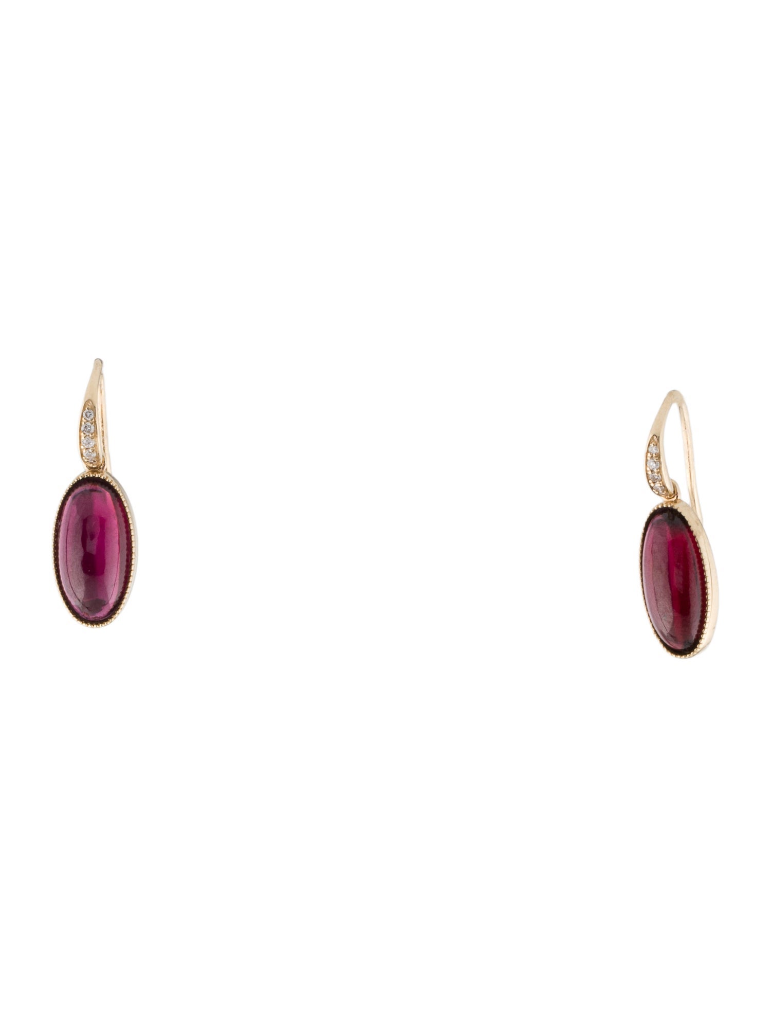 Kai Fine Jewelry 14K Rhodolite & Diamond Drop Earrings